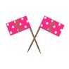 Set 25 scobitoi cu Stegulet Dots Roz - Briosa