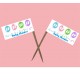 Scobitoare cu Stegulet Baby-Shower M21