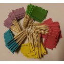 Set 25 de stegulete colorate Mesaj