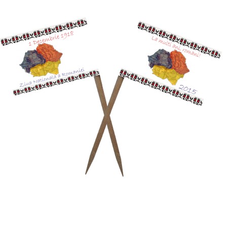 Scobitori cu Stegulet Romania Tricolora