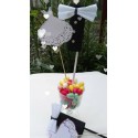 Set 30 toppere(15 miresici+15 miri) Candy Bar Buffet Nunta - 01