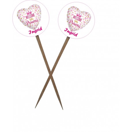 Topper personalizat zi de nastere-nume