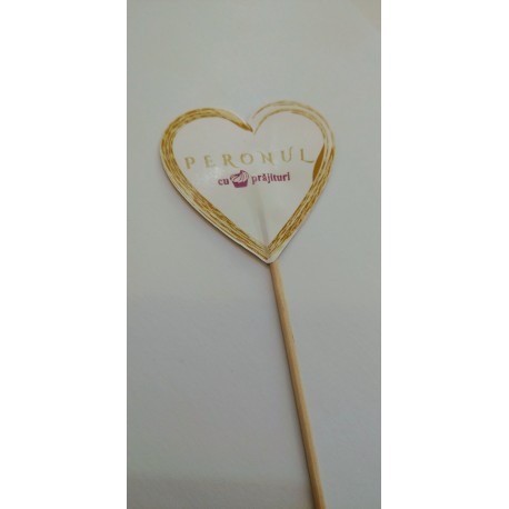 Topper reclama inima 23cm