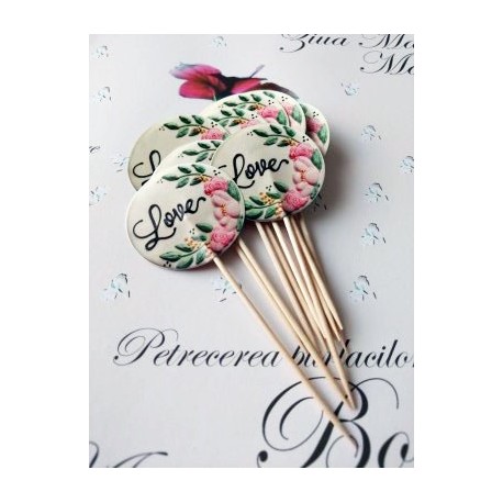 Topper Candy Bar 5cm "Love"
