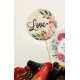 Topper Candy Bar 5cm "Love"