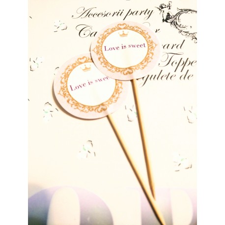 Topper Candy Bar 5cm "Regal"