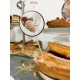 Topper Candy Bar 5cm "Love is sweet inima trandafir"