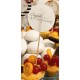 Topper Candy Bar 5cm "Candy Bar/Love is Sweet alb, text negru"