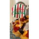Set 30 toppere rotunde CandyBar Craciun M4, 5cm/15cm