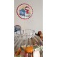 Set 15 toppere rotunde CandyBar Craciun M7, 7cm/20-23cm
