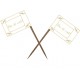 Set 25 de stegulete "Bine ati venit" M9