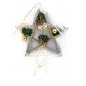 Stea decorativa Plasa si Organza