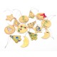 Set 14 ornamente ceramica pentru brad