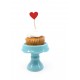 Topper - stegulet  inima Sf. Valentin