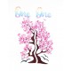 Set 5 toppere cires japonez Sakura