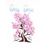 Set 5 toppere cires japonez Sakura