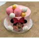 Topper cap, fata si fonta Minnie mouse