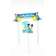 Set topper Mickey cu cifra 1 si banner nume