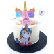 Set 6 toppere unicorn M3