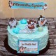 Set 4 toppere si un banner personalizat, Taz