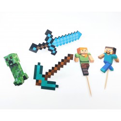 Set 5 toppere Minecraft