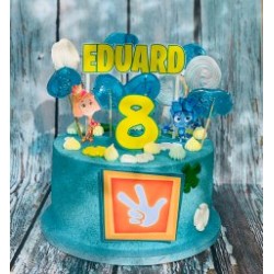 Set 3 toppere Fixiki, un topper cifra si un topper nume