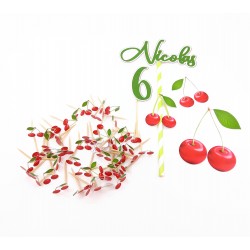 Set 53 toppere cirese, un topper cifra si un topper nume